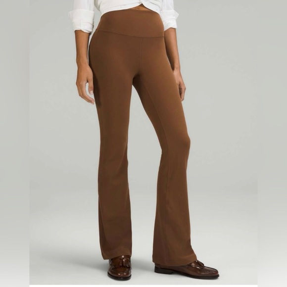 lululemon athletica Pants - Lululemon Groove Super High-Rise Flared Pant Nulu – NWT, Size 6, Roasted Brown
